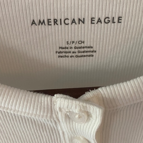 AMERICAN EAGLE OUTFITTERS - NWOT Henley Ribbed Bodysuit - Picture 6 of 7